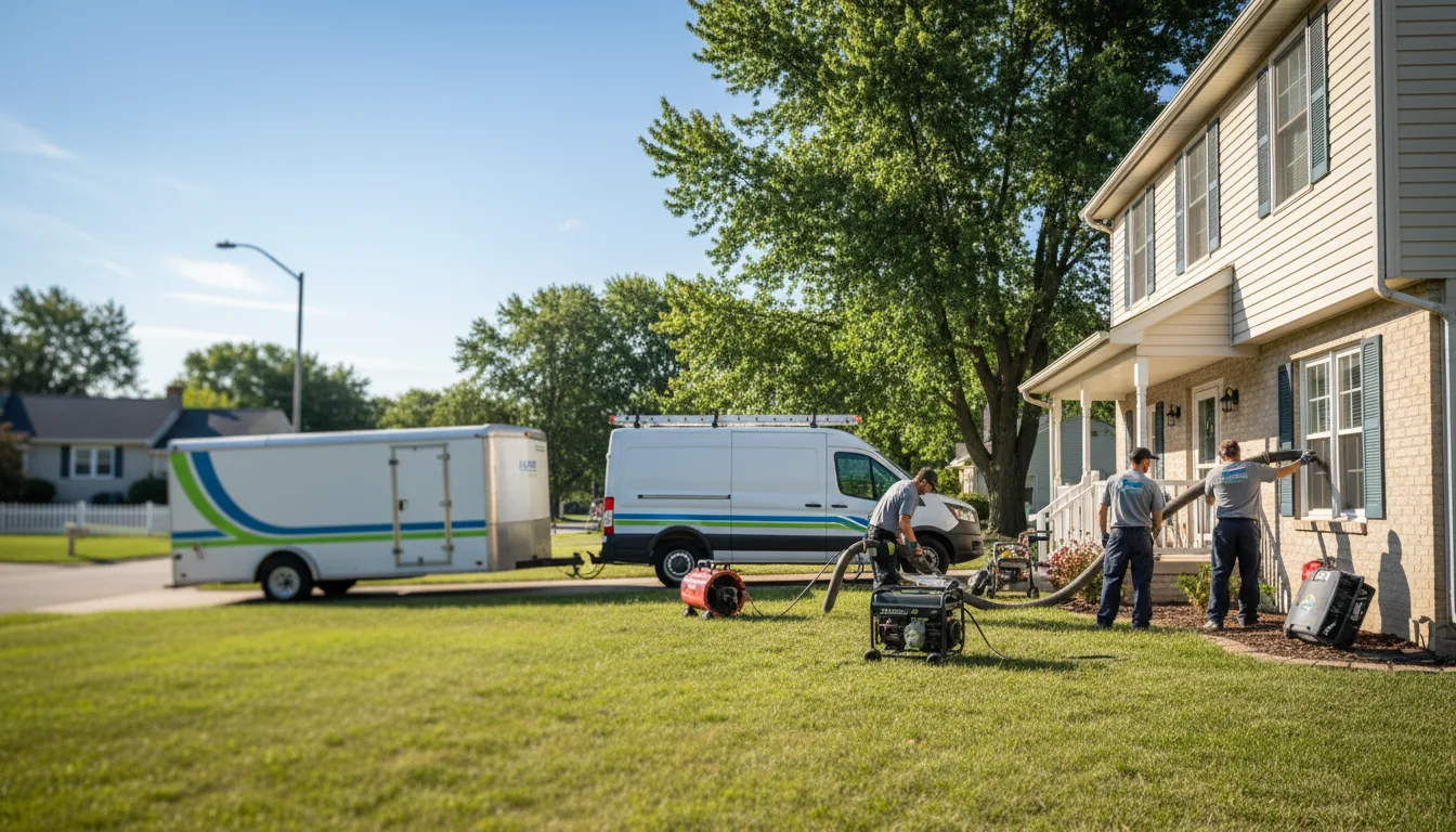 Flooded Basement Restoration And Cleanup With Repair in East Troy, WI near me